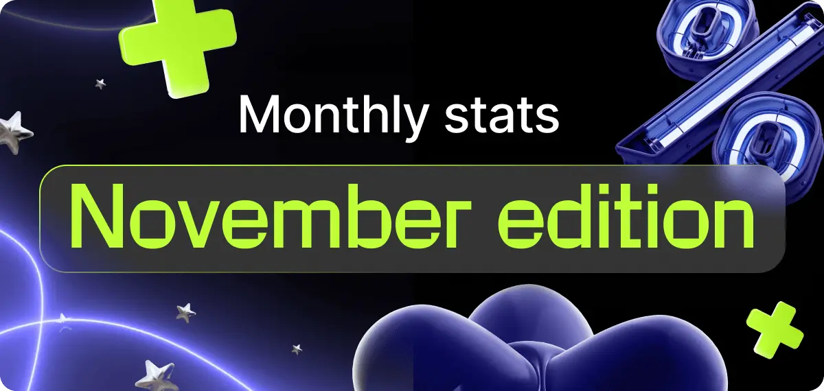 Monthly stats: record payouts and other November achievements